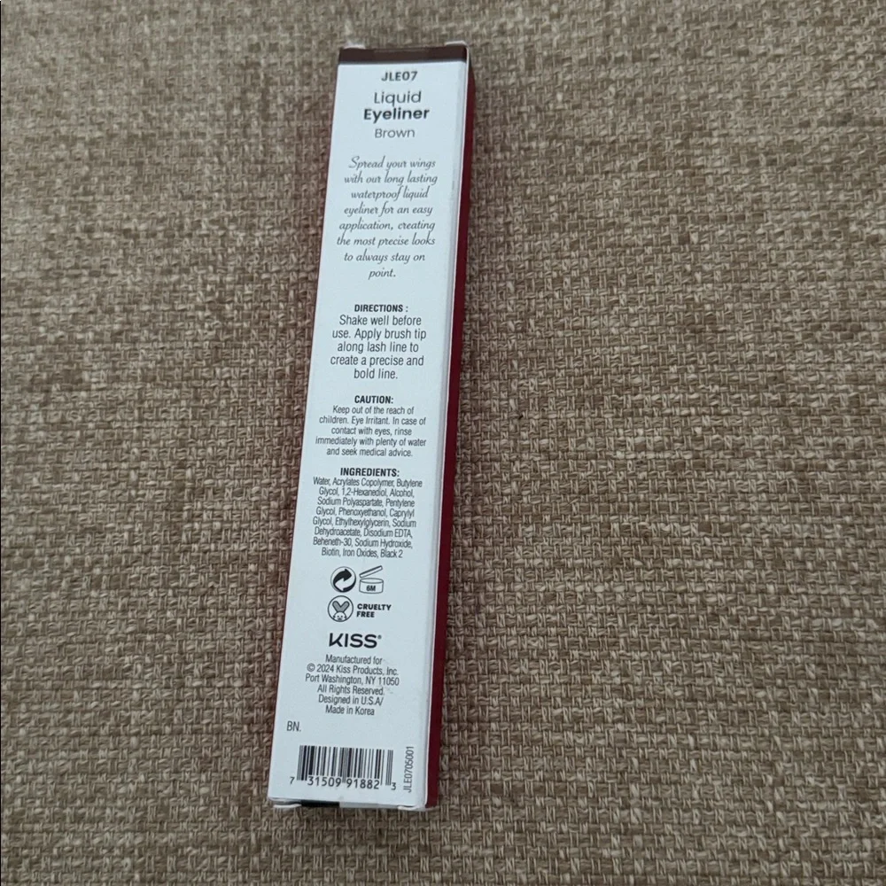JOAH Line Up Waterproof Felt Tip Liquid‎ Eyeliner Pen - Brown